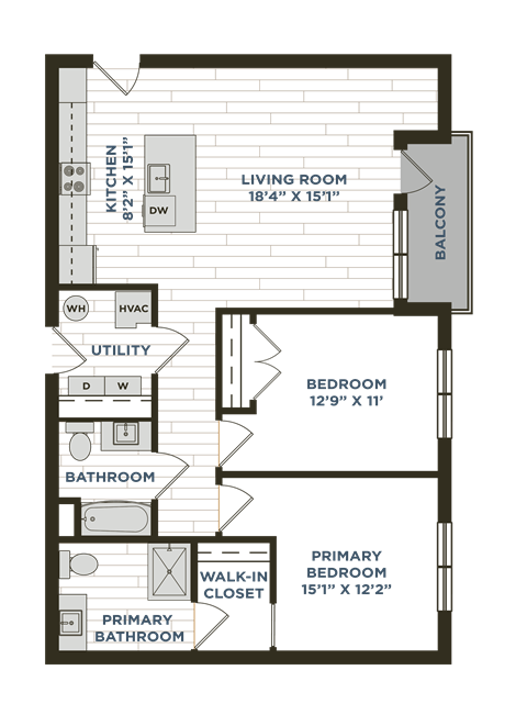 The Legend at Beards Hill B2 Floor Plan